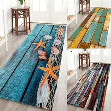 Ретро-ковер гостиная столовая ванная комната ковер лохматый мягкий ковер прямоугольник Пол коврик против скольжения 60*180 см