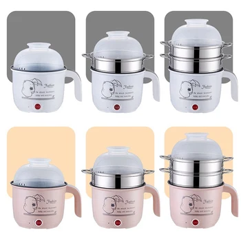 

New Products Korean Style Non-stick Electric Cooker Students Dormitory Pot Instant Noodles Pot Cooking Pancakes Non-stick Pot Sm