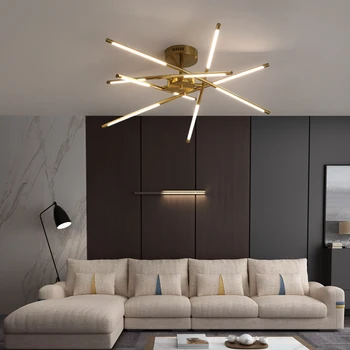 

Chandelierrec Modern led chandeliers for living room bedroom indoor low ceilings AC90-260V home lighting lustre loft chandeliers