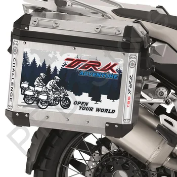 

Motorcycle 251 Tail Top Side Panniers Luggage Aluminium Box Cases Sticker Decal For Benelli TRK251 TRK 251 ADV Moto Adventure