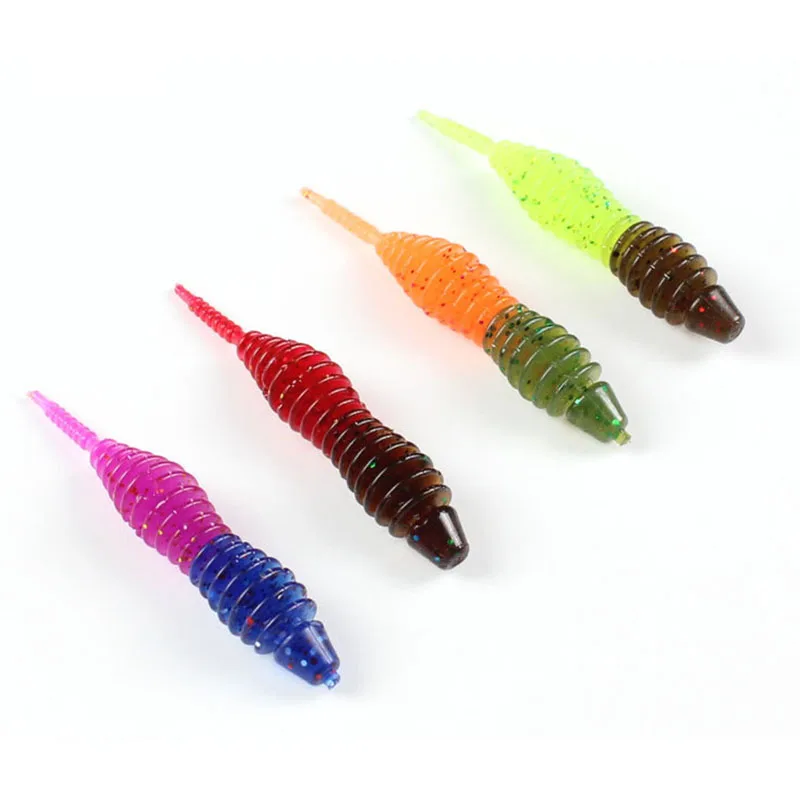 

10pcs Soft Lures Silicone Bait 5cm 1g Goods For Fishing Sea Fishing Pva Swimbait Wobblers Artificial Tackle