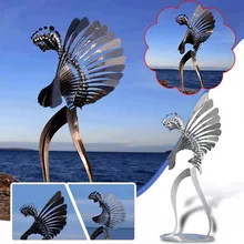 Unique And Magical Metal Rotating Windmill Humanoid Windmill Outdoor Wind Spinner Yard Patio Lawn Christmas Garden Decoration