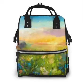 

Dandelion Cornflower Daisy Baby Nappy Changing Diaper Mummy Bag Maternity Backpack Bags Stroller Baby Care Waterproof Backpack