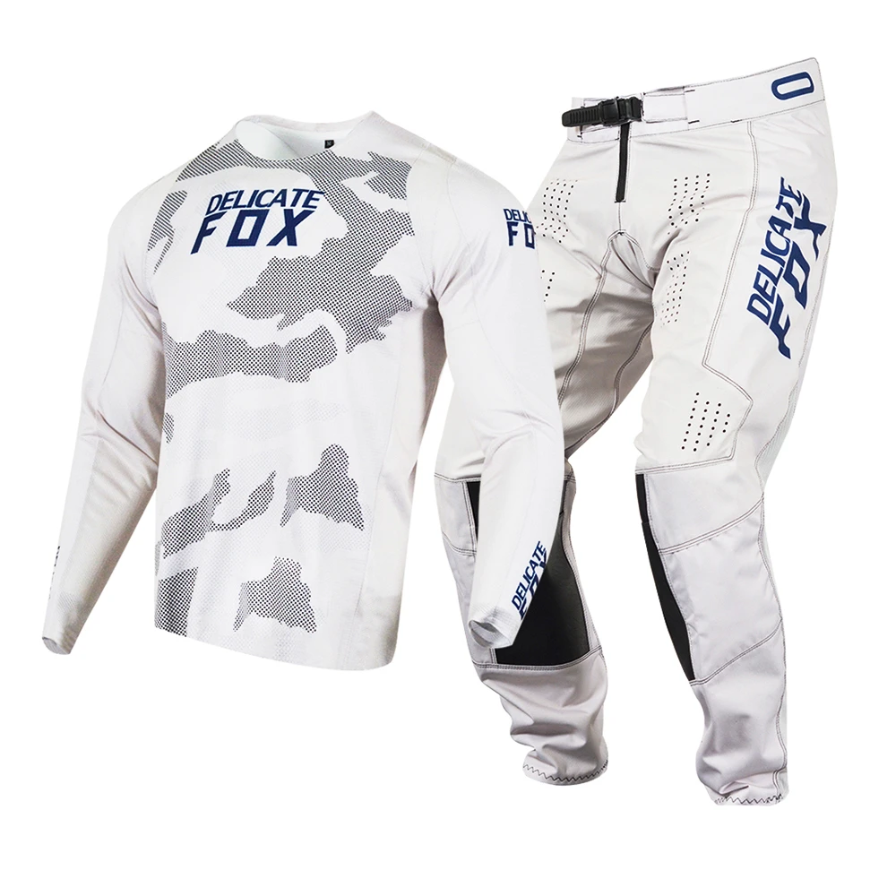 Delicate Fox de carreras para hombre, Jersey, pantalones, Moto Cross, Downhill, 180|Combinaciones| - AliExpress