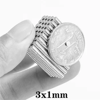 

100~10000PCS 3x1 Mini Small Round Magnets 3mm*1mm Neodymium Magnet Dia 3x1mm Permanent NdFeB Strong Powerful Magnets 3*1 mm