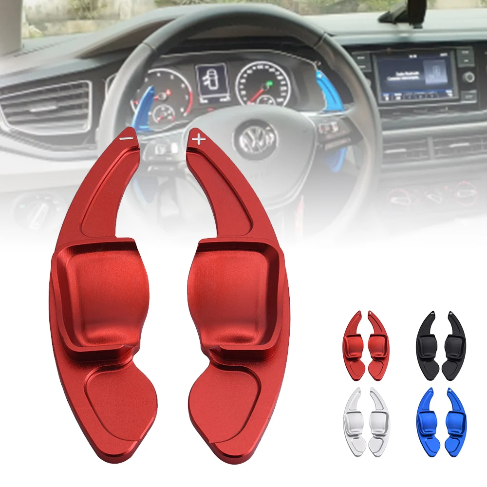 

Car Steering Wheel Paddle Extend DSG Direct Shift Gear Paddle Extension For VW Tiguan Golf 6 MK5 MK6 Jetta GTI R20 R36