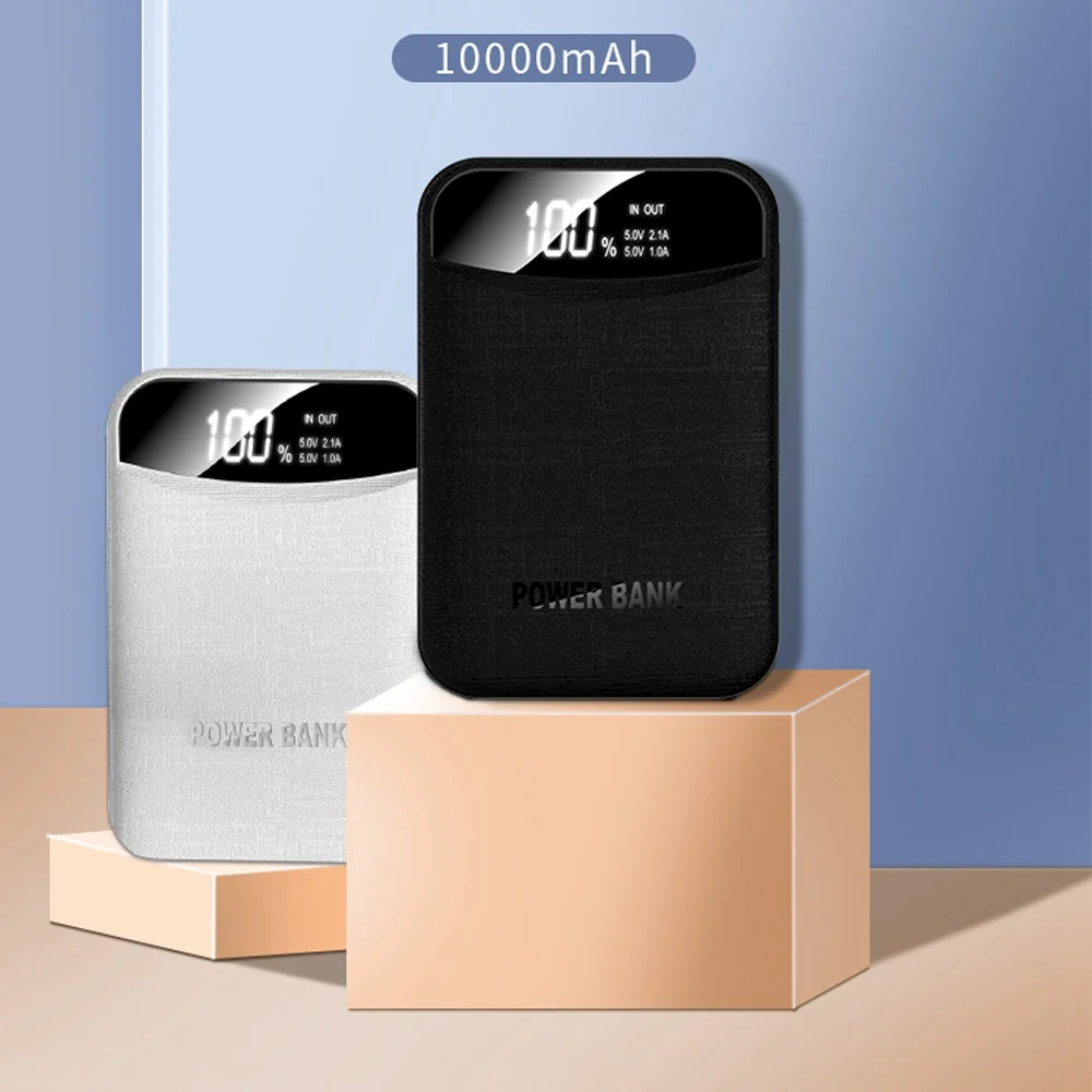 FLOVEME power Bank 10000 мАч для Xiaomi Mi 9 power bank 20000 зарядное устройство с двумя портами Usb Pover Bank Внешняя батарея Poverbank портативная