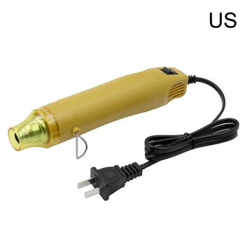 

Mini Hot Air Device Yellow Portable Hot Air Blower Thermal Power Tool for for DIY Embossing Shrink Wrapping Drying Paint LAD
