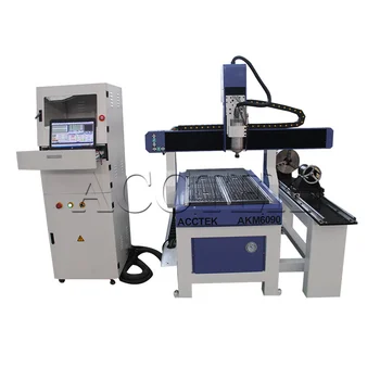 Preise 3d Skulptur Mini Cnc Router Akm6090 Holzbearbeitung Maschine 4 Achsen 3 Achsen Cnc Holz Router