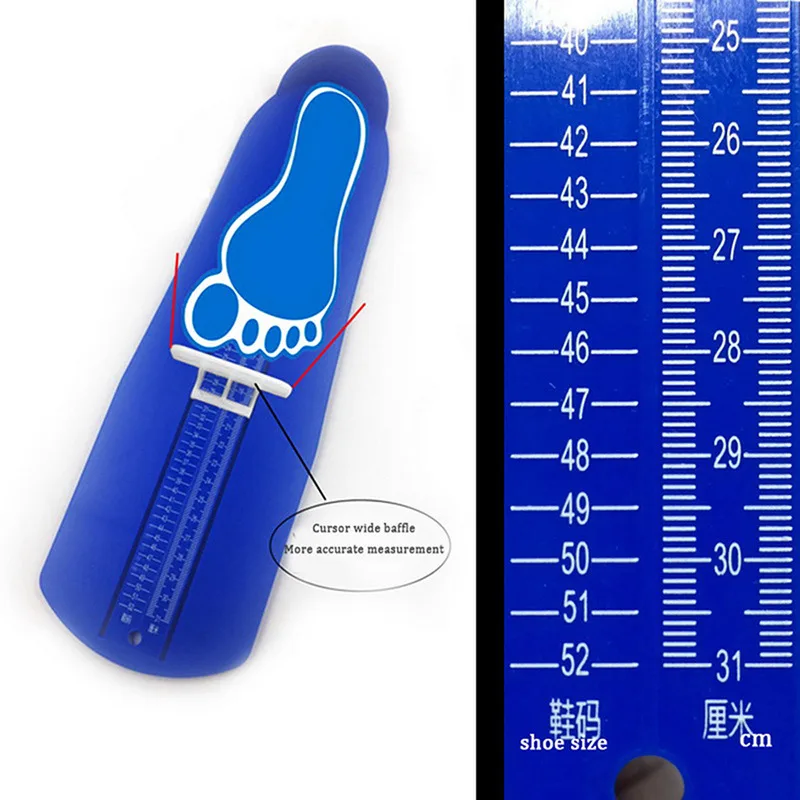 New Adults Foot Measure Gauge Shoes Size Foot Measuring Device Helper Measuring Ruler Tool Shoes Fittings Gauge for Kids Adult radioactive meter