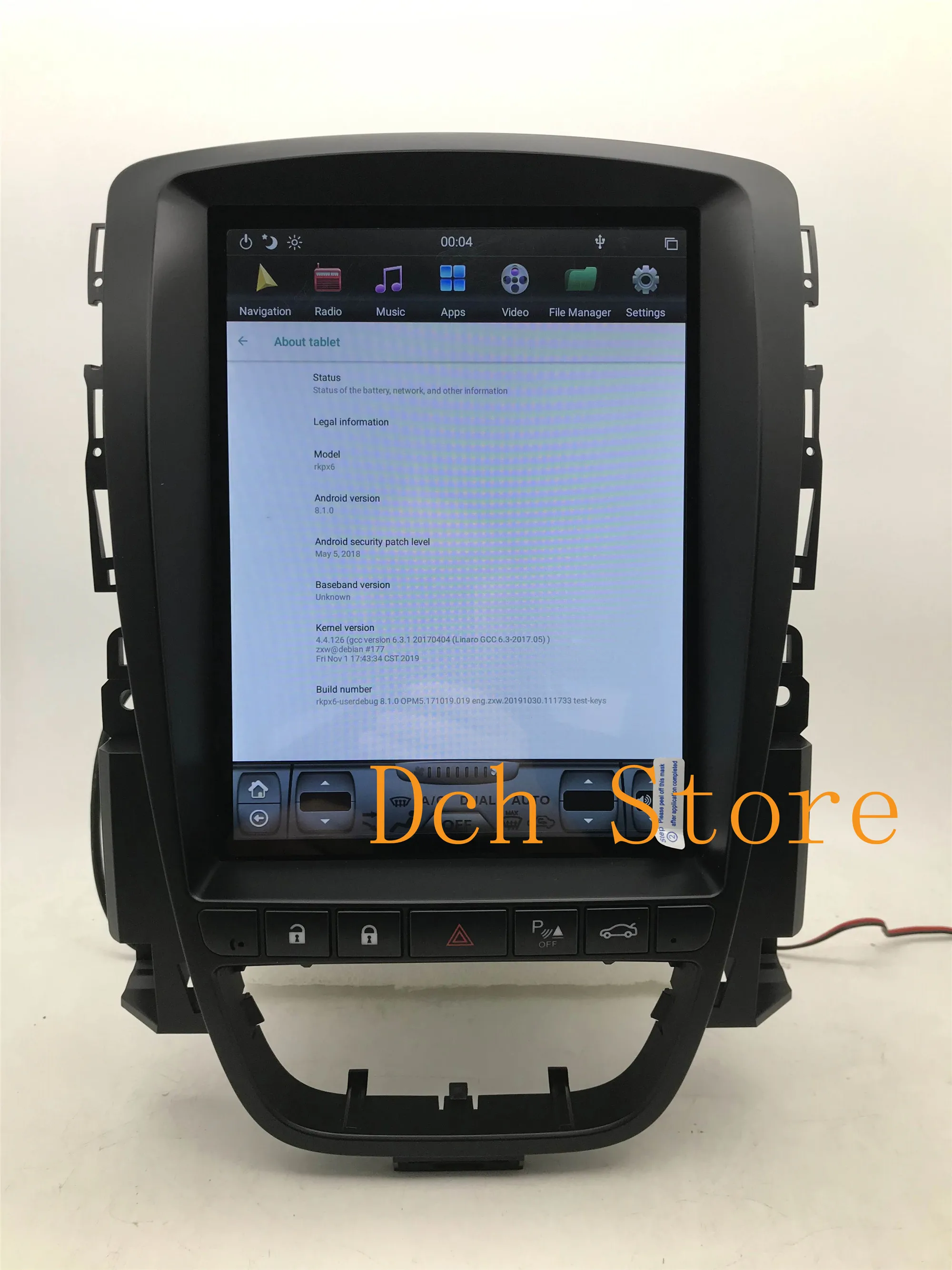 10,4 дюймов вертикальный Tesla стиль Android 8,1 автомобильный DVD gps навигация радио плеер для OPEL Vauxhall Holden Astra J 2009- PX6