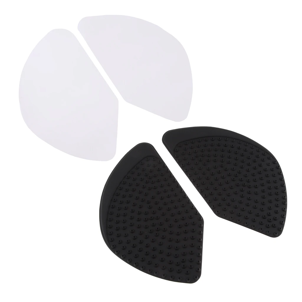 2x Motorcycle Tank Traction Pads Grip Protector Fit for Kawasaki Z650 2017 2018