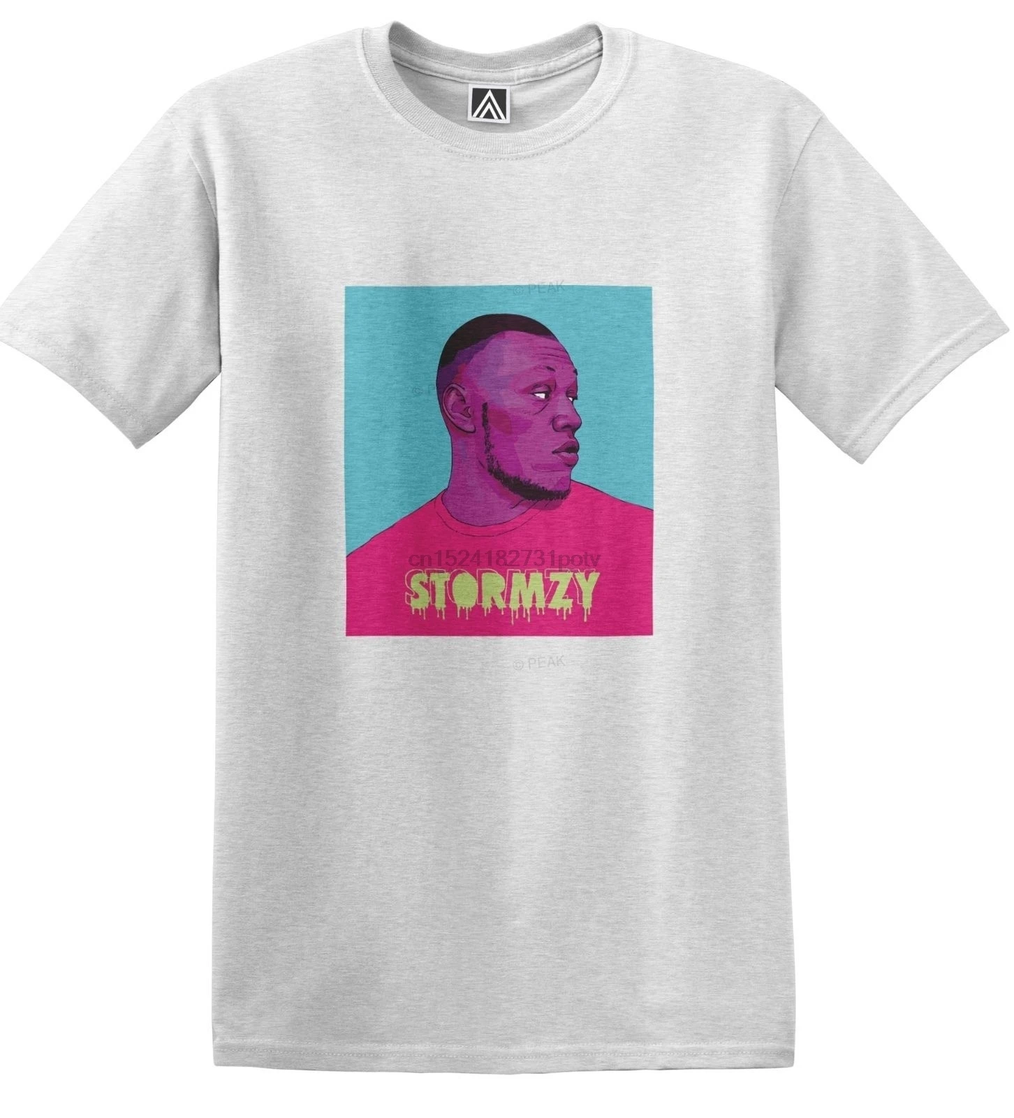 Музыкальная футболка Stormzy Grime Problme Skepta Festival MERKY Tumblr рэп-топ |