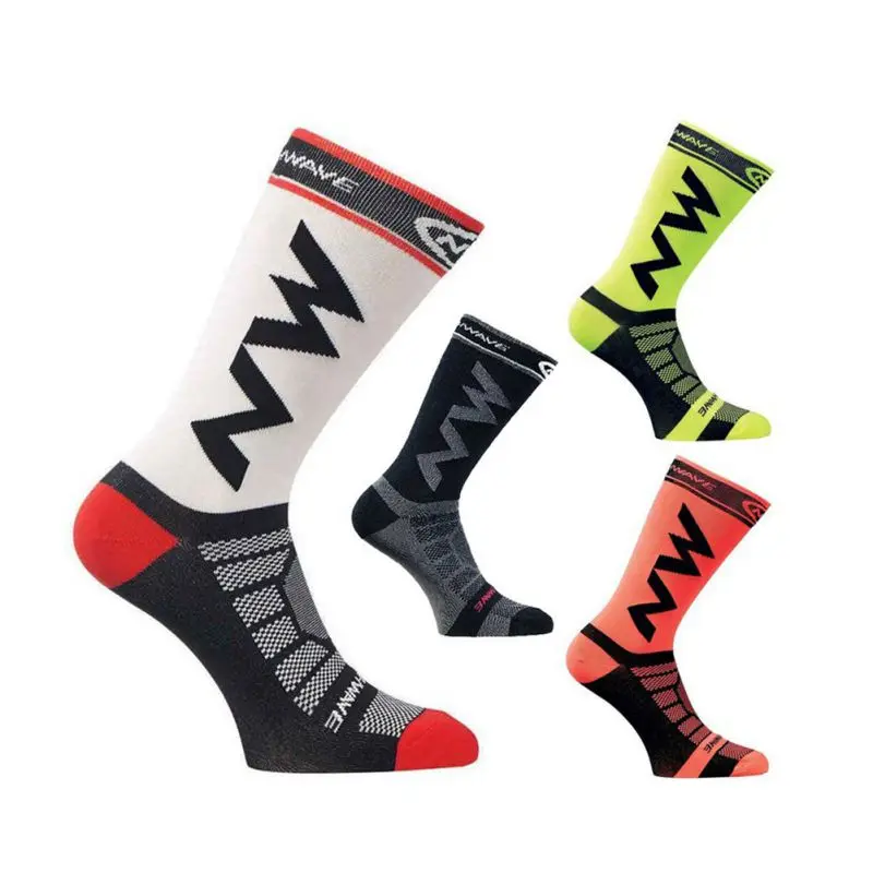 Высококачественные Профессиональные цветные дышащие спортивные носки для шоссейного велосипеда, мужские и женские уличные спортивные гоночные велосипедные носки