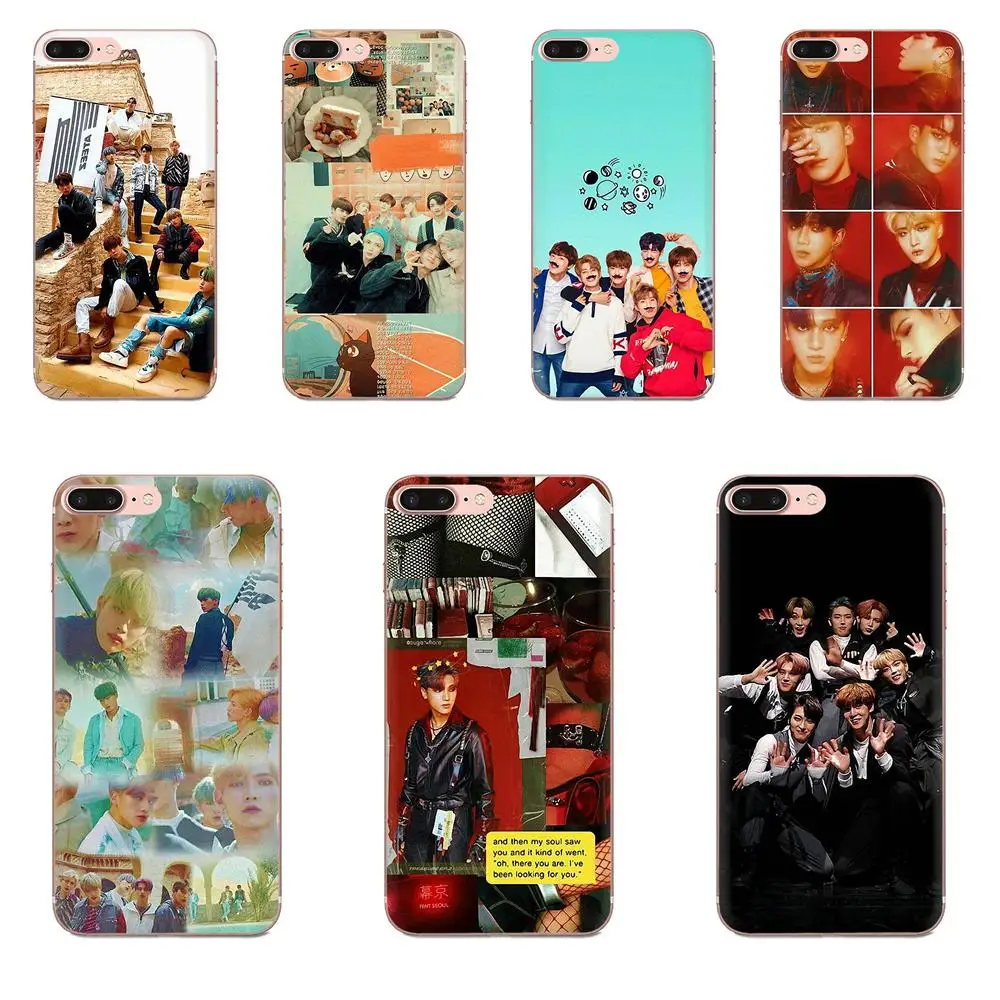 

For LG K50 Q6 Q7 Q8 Q60 X Power 2 3 Nexus 5 5X V10 V20 V30 V40 Q Stylus Soft TPU Pattern Phone Ateez Hongjoong Seonghwa