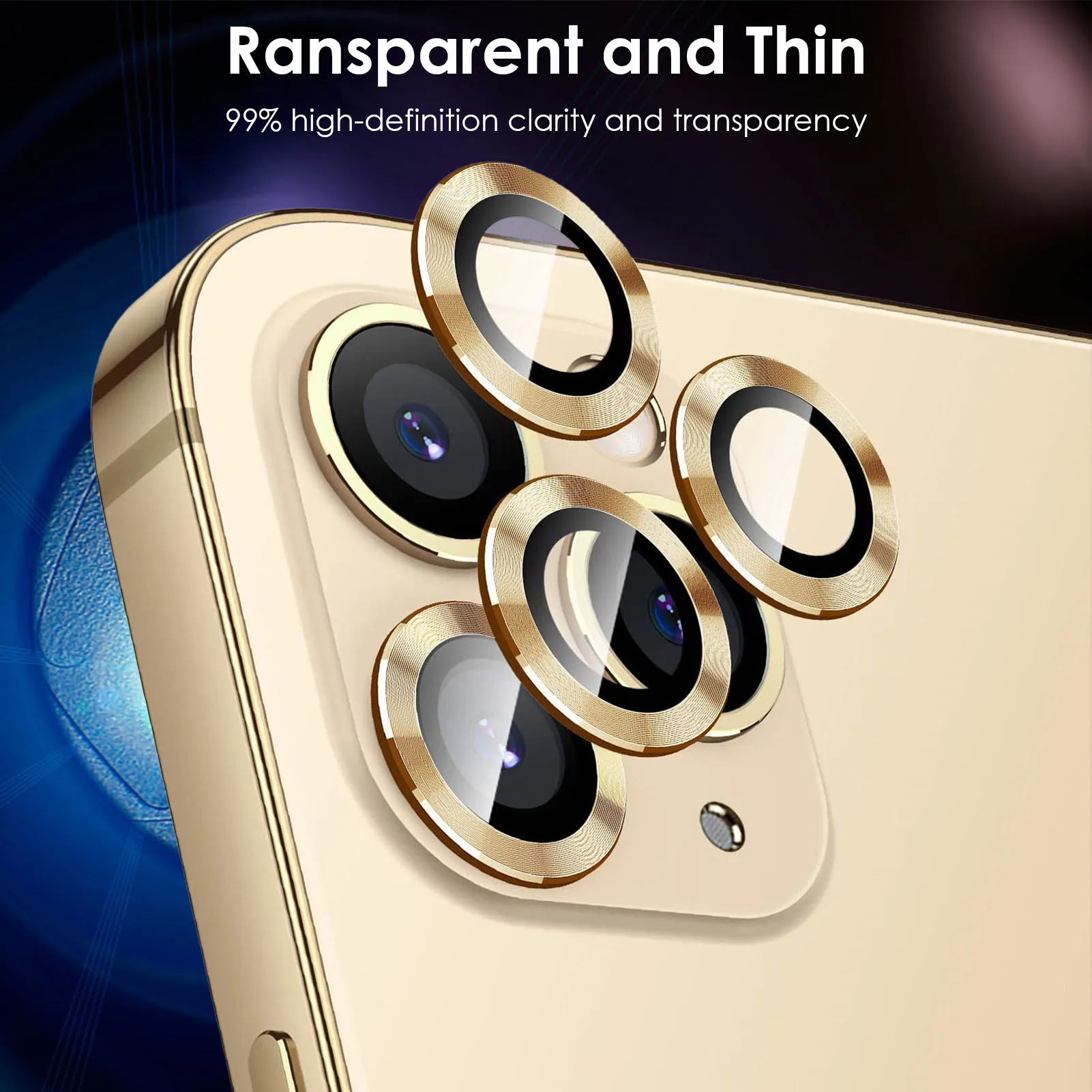 smartphone lens 3pcs Camera Lens Cover For IPhone 12 Pro Max Full Cover Camera Metal Ring Glass For IPhone 11 12Pro Max Mini 12pro Lens Cover phone camera zoom lens