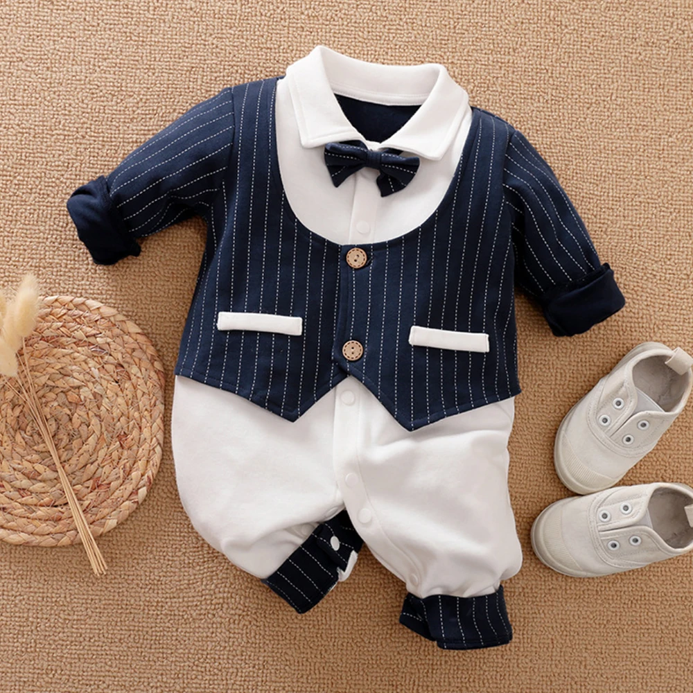 Malapina Baby Boy Romper Kids Summer Spring 0-24M Age Infant Gentleman Toddler Newborn Outfits Baby Girls Clothes 2021