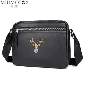 

Genuine Leather Fashion Casual Mochila Shoulder Tablets Pad Book Bag 2020 Male Designer Messenger Crossbody Satchel Bags for Men