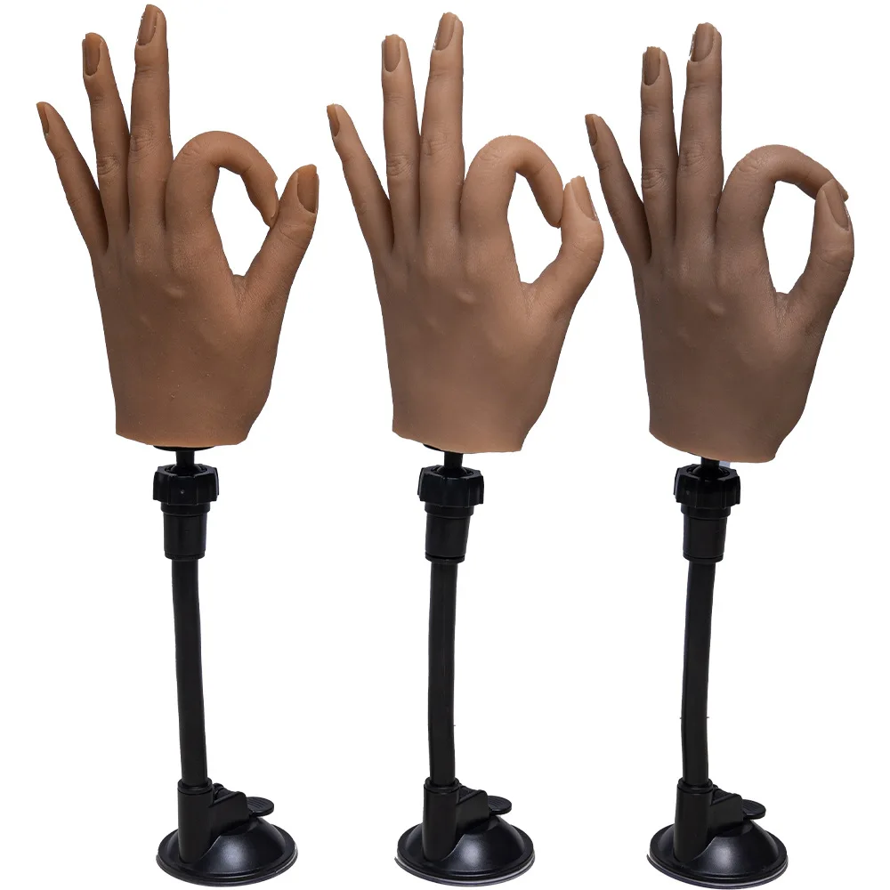 PROD 1005002105090302 High Simulation Silicone Hand Model For Nail Art
Practice 3D Adult Mannequin With Flexible Finger Adjustment Display
With Holdle PROD 1005002105090302 High Simulation Silicone Hand Model For Nail Art
Practice 3D Adult Mannequin With Flexible Finger Adjustment Display
With Holdle