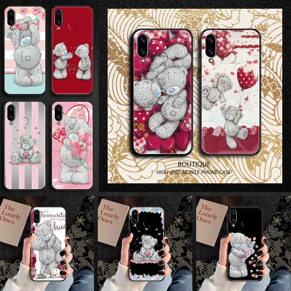 Чехол для телефона Tatty Teddy Me To You Bear Huawei Honor 6 7 8 9 10 10i 20 A C X Lite Pro Play черный чехол из ТПУ