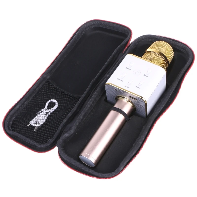 

Wireless Karaoke Microphone Bluetooth Speaker Track Surround Sound Voice Q7 D08A
