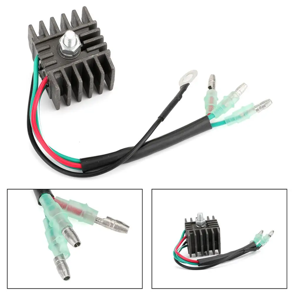 

Areyourshop for Yamaha Outboard Motors 15EL 15ELH 25ESR 25ESH 9.9S 15MLH 15L Voltage Regulator Rectifier 664-81970-60