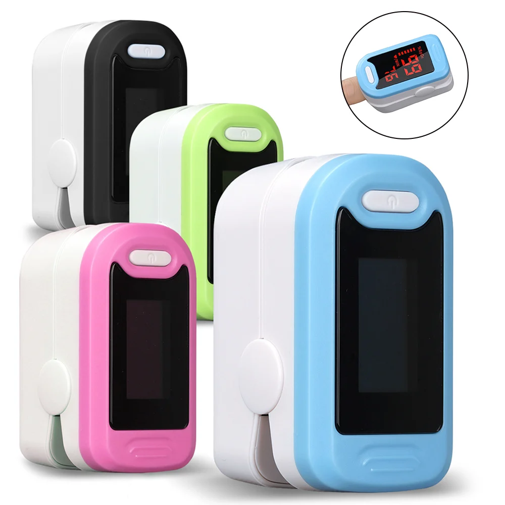 

LED Pulse Oximeter Medical Equipment Protable Finger Oximeter Apparatus Saturation Meter Home Heart Rate Monitor