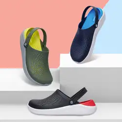 2 в 1 Aishoes летняя пляжная обувь Cave дышащие удобные сандалии Aishoes гидрофобные мужские босоножки, тапочки Уличная обувь