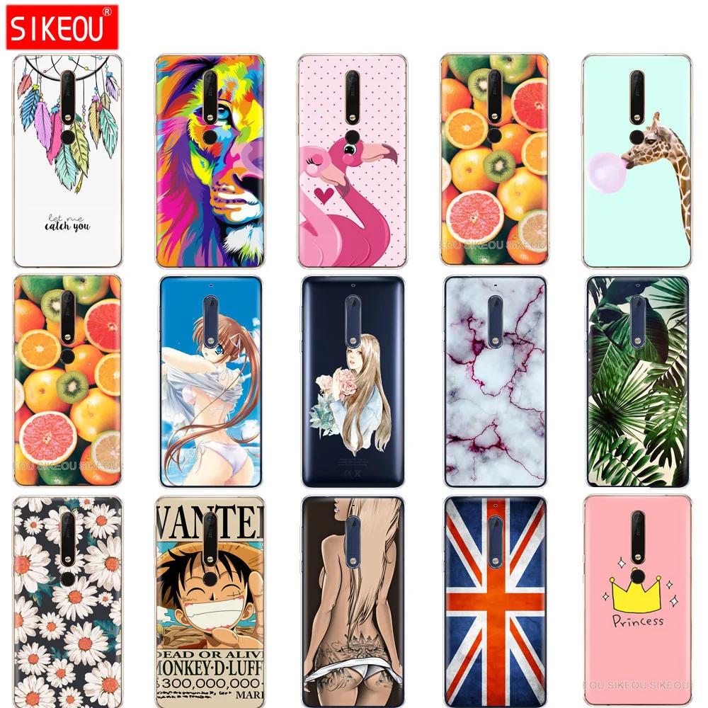 Силиконовый чехол для Nokia 5 3 6 7 8 9 2017 nokia 2018 1 2 мягкий накладка из ТПУ с полным