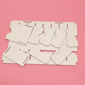 

Wooden Storage Box Self-assembled Business Card Sorting Boxes Removable Storage Box Simple High-grade Storages For Business Card