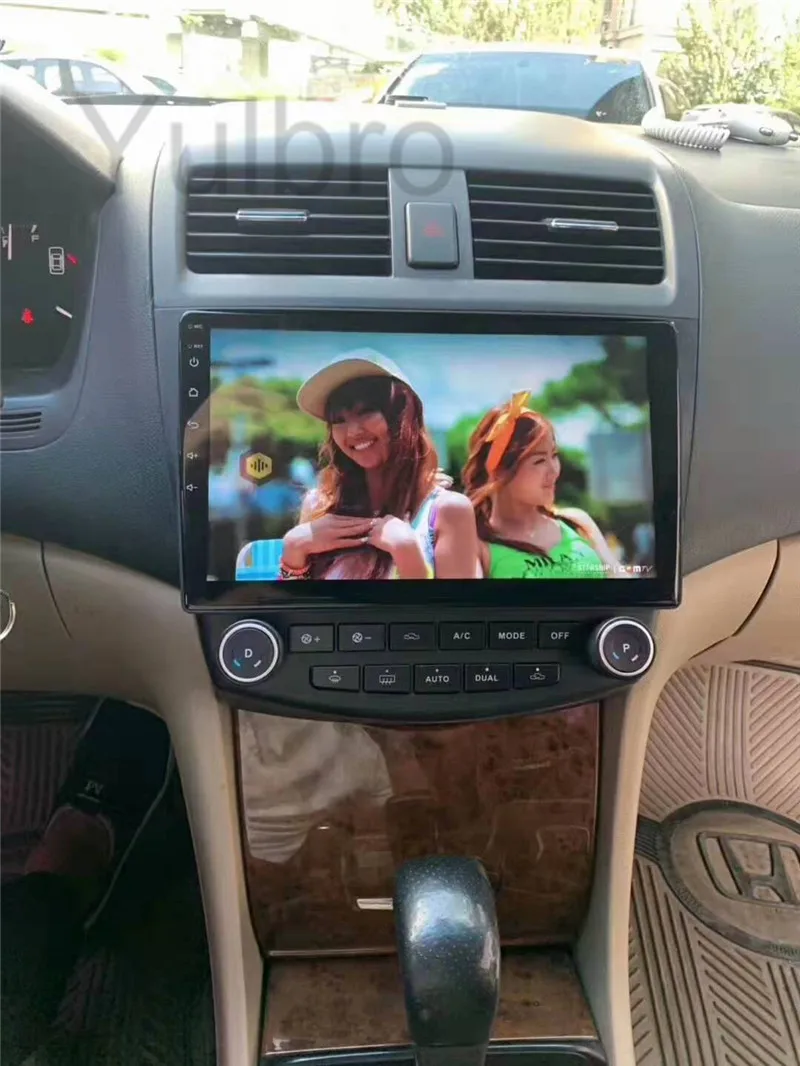 Yulbro 2.5D+ ips Quad Android автомобильный dvd для Honda Accord 7 2003 2004 2005 2006 2007 автомобильный мультимедийный авто радио аудио gps навигация