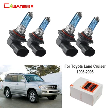 

Cawanerl 4 Pieces 9005 9006 100W Car Halogen Bulb Headlight Light Styling For Toyota Land Cruiser 1995-2006