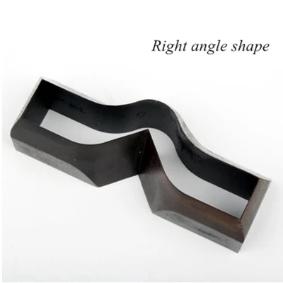 Right angle shape Резиновый нож гантели резак растягивающийся прямоугольный резак форма-полумесяц круглорез водонепроницаемые штаны стальной силиконовый пластик - Цвет: Right angle shape