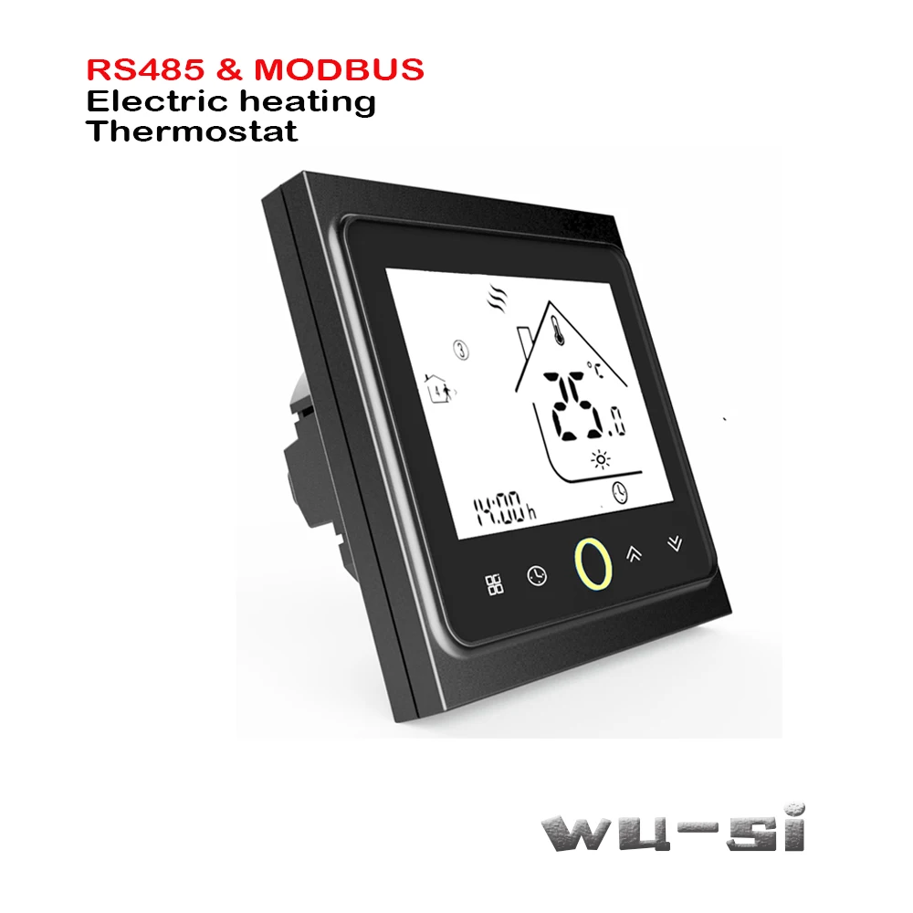 

RS485&Modbus Intelligent programming heating thermostat for electric floor heating,24VAC 95-240VAC optional