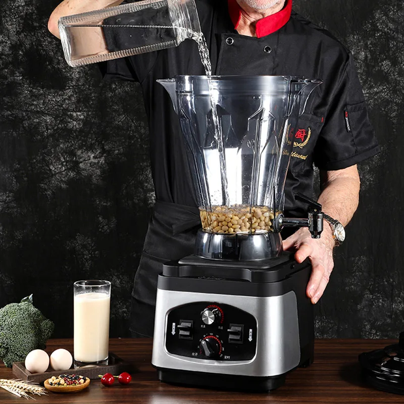2200W Commercial Grade Automatic Timer Blender Mixer Juicer Fruit Food Processor Ice Smoothies BPA Free 7L Jar Ice Crusher