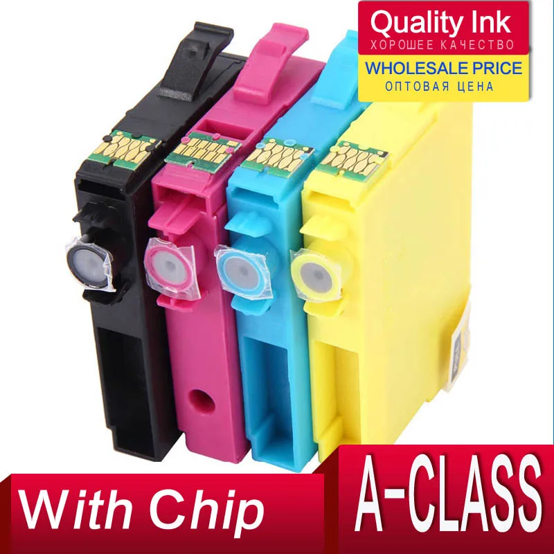 High-Yield Ink Cartridge for Epson Printers - Black