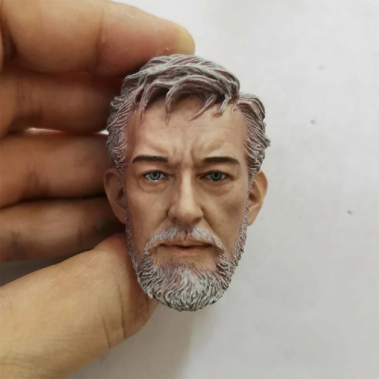 

1/6 Obi Wan Kenobi Head Models for 12''Men's Bodies Action Figures Toys Gifts