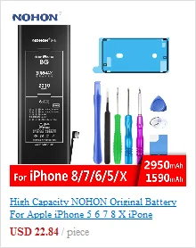 nohon аккумулятор BM10 BM20 BM31 BM32 BM35 для Xiaomi Mi 1 1S 2 2 S 3 4 4C запачасти замены lcd мобильного телефона Bateria высокое Ёмкость