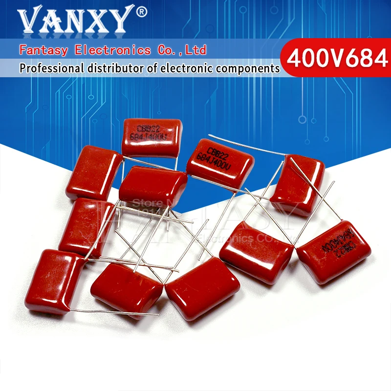 10 шт. 400V684J шаг 15 мм 0 68 мкФ 680nf 684 400V CBB полипропиленовый пленочный конденсатор|film