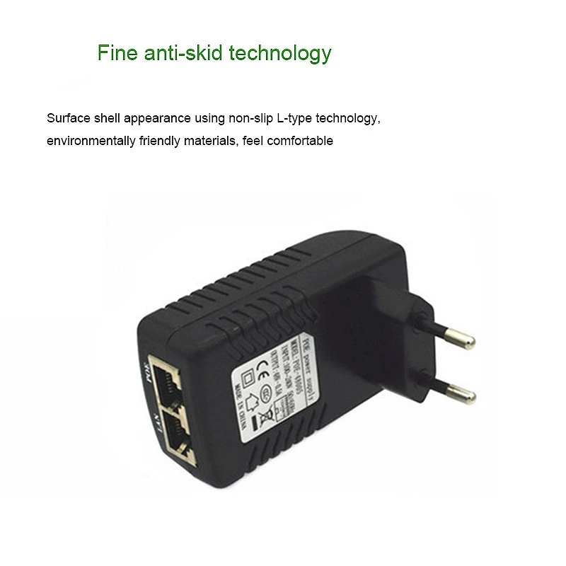 Dc48V 0.5A Poe инжектор Spliter для Cctv Ip камера сети Poe коммутатор Ethernet Poe адаптер Us Plug