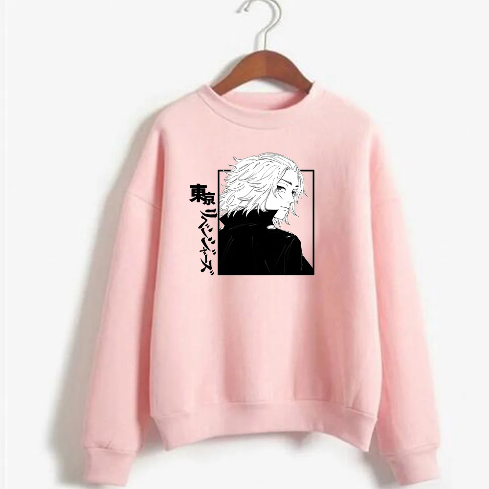 

Tokyo Revengers Sweatshirt Mikey Print Sweatshirt Loose Unisex Autumn Shirt Round Neck