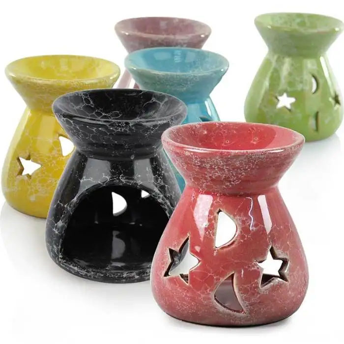 Romantic Oil Fragrance Oils Aromatherapy tealight Candle Holders Simmering Granule Ceramic Tools JAN88
