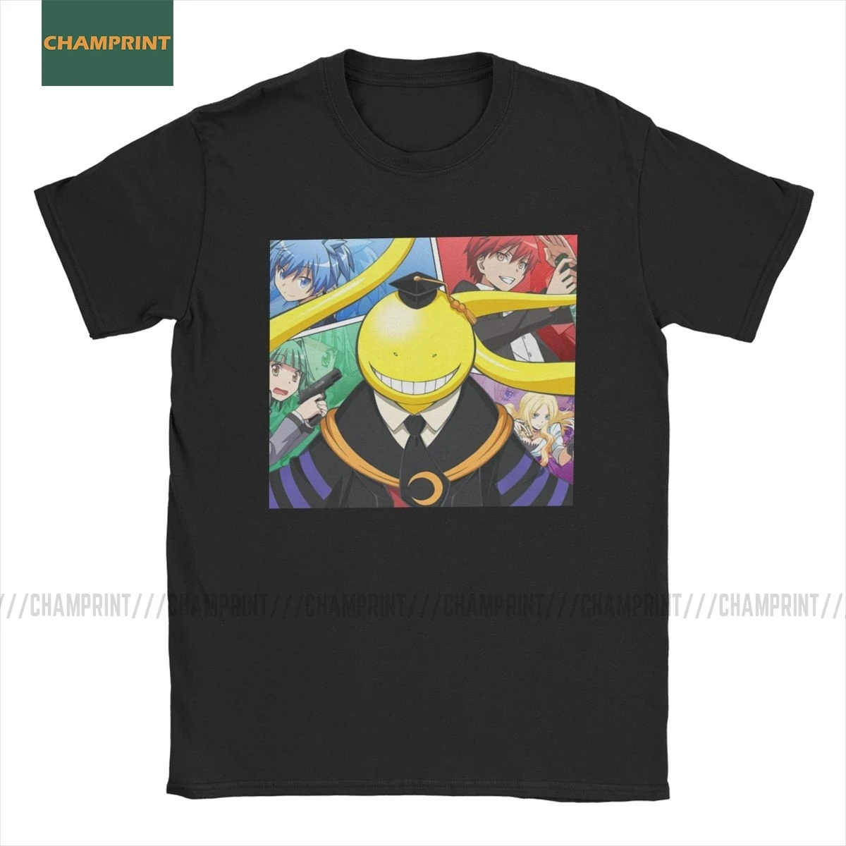 Класс убийц футболка для мужчин Korosensei Ansatsu Kyoushitsu аниме Shiota детей хлопковые