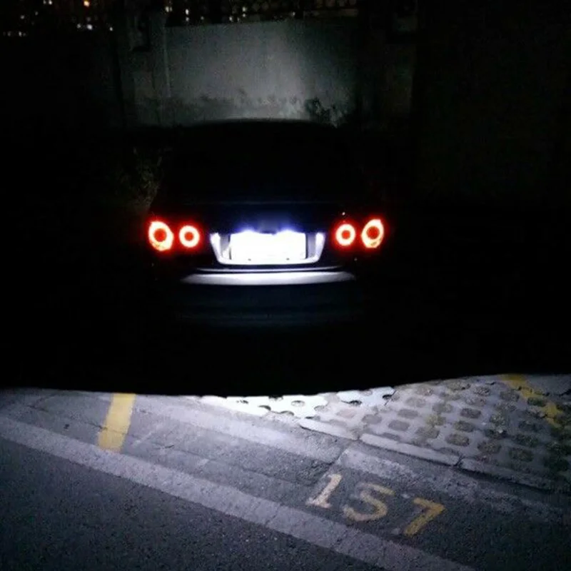 number plate light defective passat b6