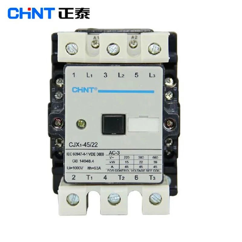 1 pieza nuevo Contactor de CA CJX1-45/22 3TF46 45A 24 V/36 V/48 V/110 V/220 V/380 V punto de contacto plateado