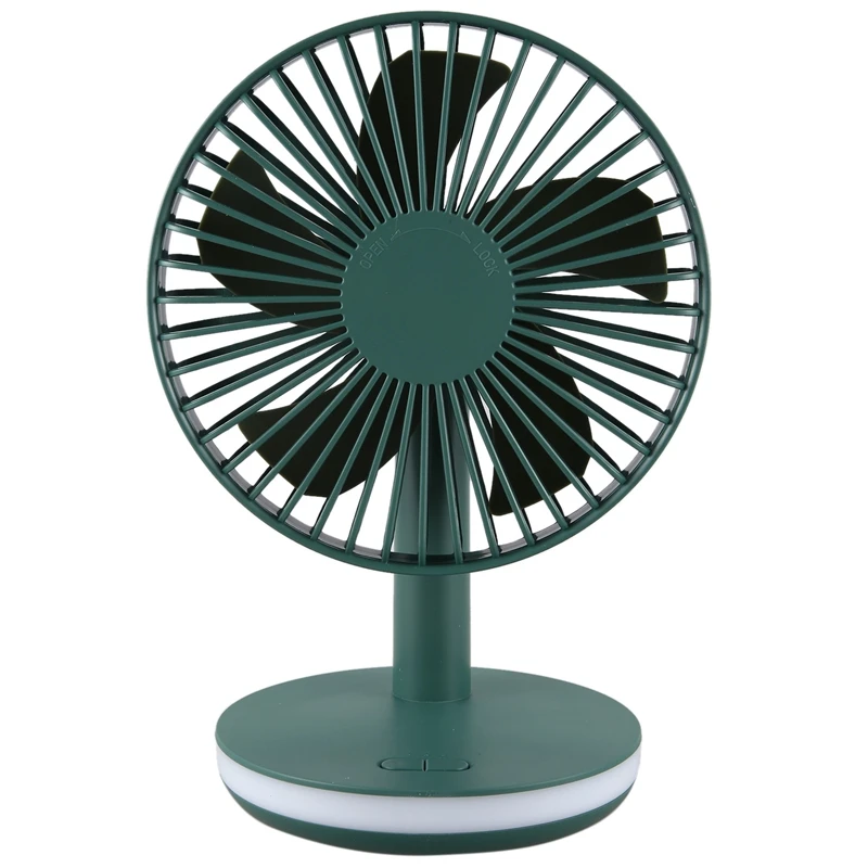 

LED Quiet Desktop Fan Multifunctional USB Desktop Fan
