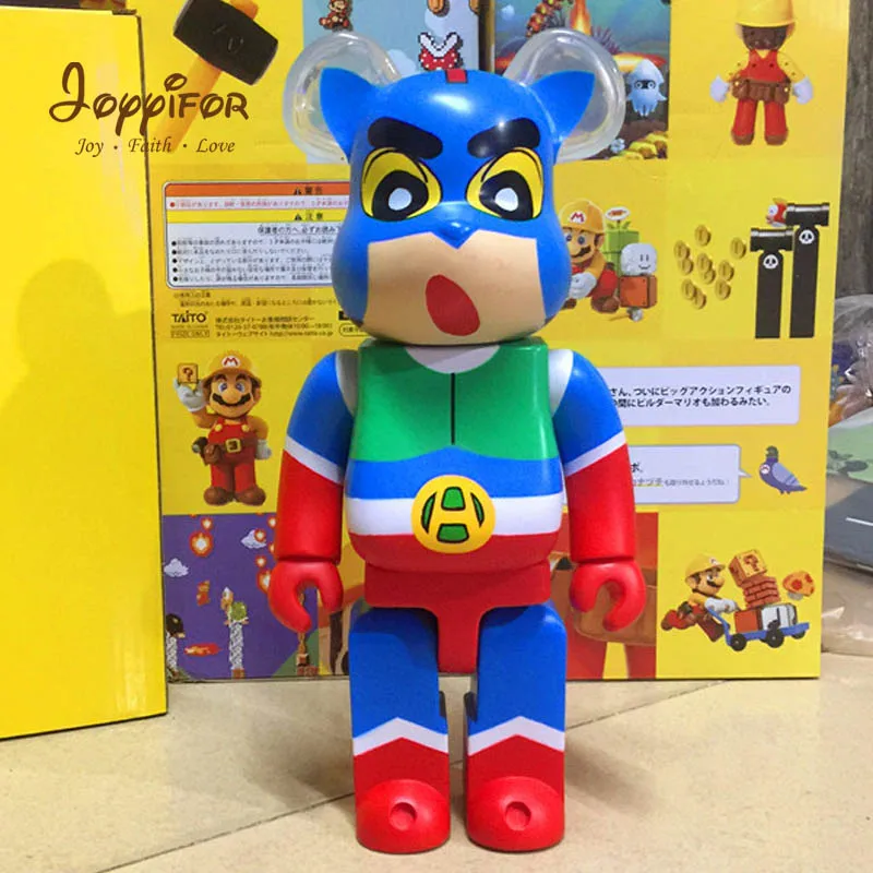 FGHGF Bearbricklys экшн-фигурка Kitty пиратский капитан Рождество зомби Babybear куклы ПВХ коллекционные модельные детские игрушки подарки - Цвет: бледный розовато-серый