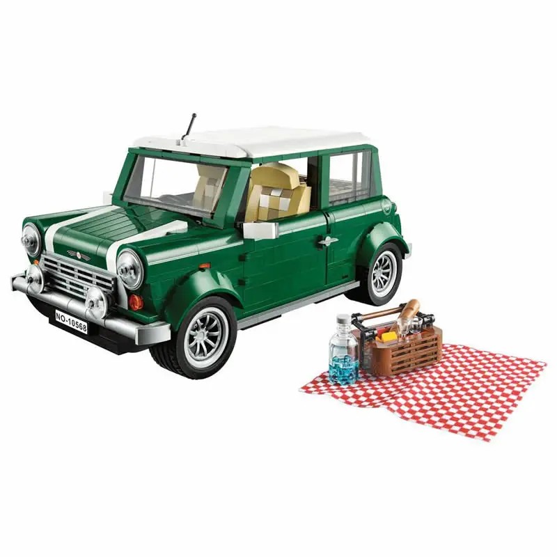 

Technic Mini Cooper 10568 1079pcs Building Blocks Compatible legoinglys 10242 Funny Educational Brick Toys for Children ct70
