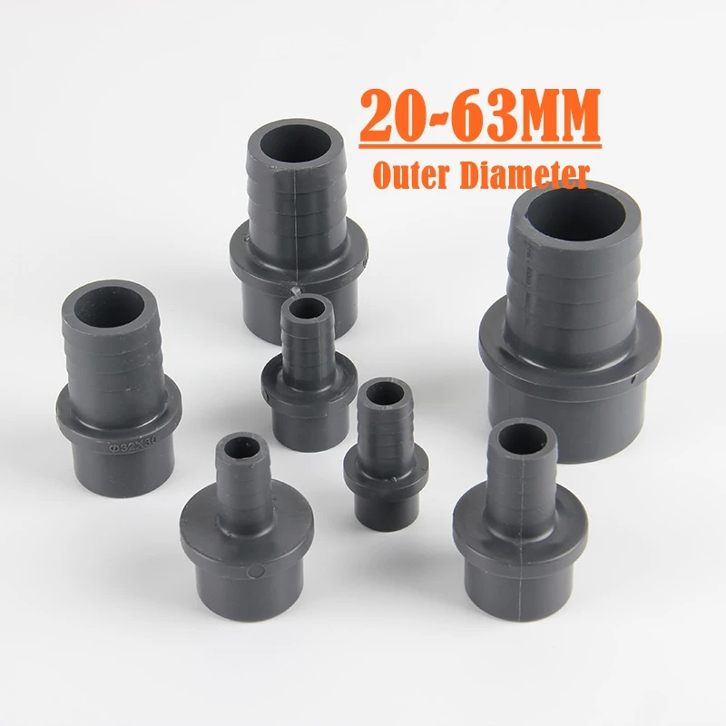 

PVC Pagoda Connector Garden Irrigation Pipe Soft Hose Adapter PVC Hose Fittings Aquarium Joint Accessories