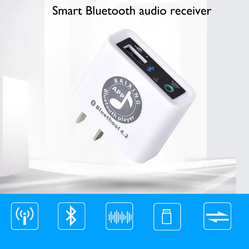 

Free shipping MINI APP Control Audio 4.2 Bluetooth Audio Receiver Amplifier Speaker Receiving Adapter Module Stereo HIFI